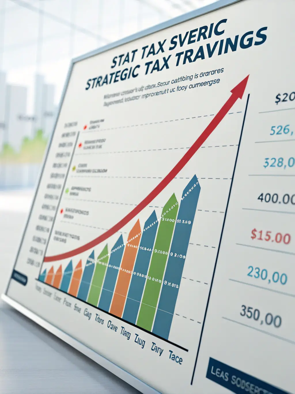 A graph showing the tax benefits and incentives available for businesses in Dubai.